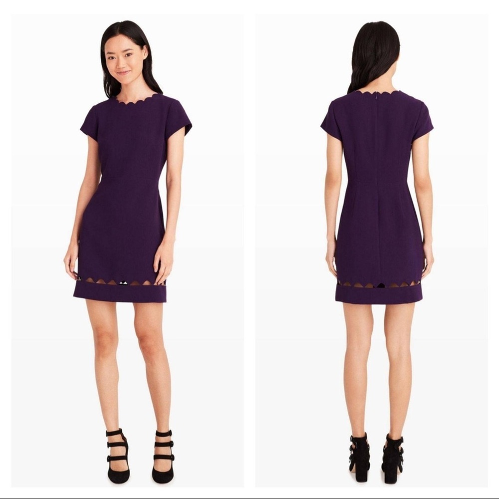 Club Monaco Milancey Scalloped Peekaboo Dress - 4 - Worn Once
